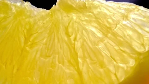 Macro shot of orange fruit Stock Footage 169819881
