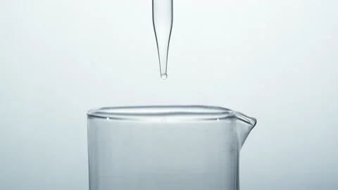 Macro shot of a pipette. Stock Footage 144002853