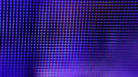 Macro shot of pixels on a TV set / computer screen Stock Footage 72220854