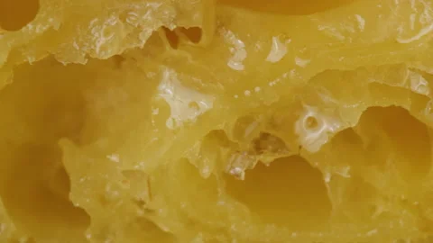 Macro shot of puff pastry bakery product 스톡 동영상 168175918