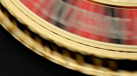 Macro shot of roulette wheel Stock Footage 11188277