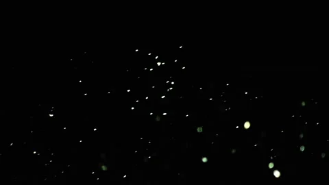 Macro shot of snow, creating a particle effect. Variation 2 Stock Footage 268012682