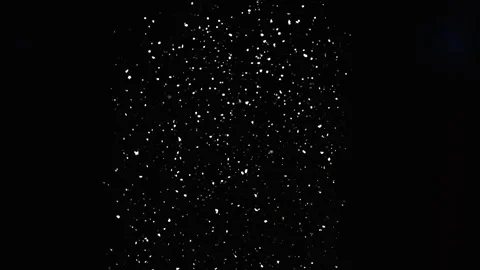 Macro shot of snow, creating a particle effect. Variation 1 Stock Footage 268085668