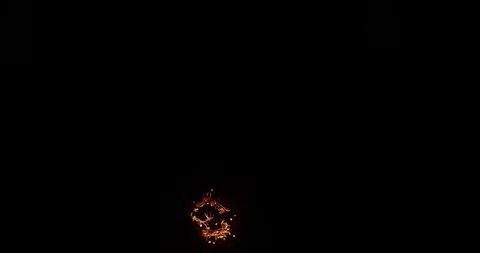 Macro shot of steel wool burning. Great for a background or could look like Stock Footage 101283217