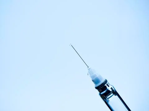 Macro shot of a syringe Stock Photos