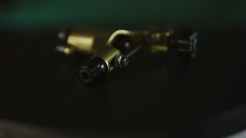 Macro Shot Of Tattoo Machine Stock Footage 133536169