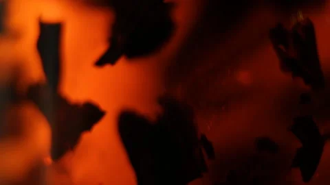 Macro shot of tea leaves floating in boiling water in a tea pot. 動画素材 88986758