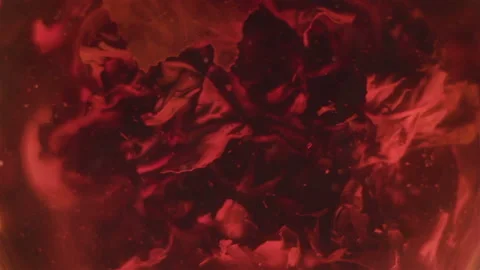 Macro shot of tea leaves floating in boiling water in a tea pot Stock Footage 102452839