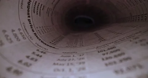 Macro shot through newspaper pages 動画素材 179533795