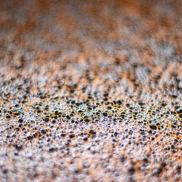 Macro shot of tiny bubbles texture with a selective focus Stock Photos