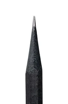A macro shot of the tip of a pencil Stock Photos