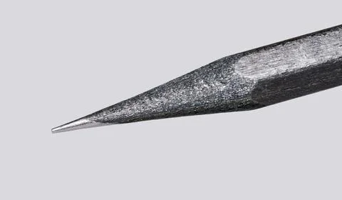 A macro shot of the tip of a pencil Stock Photos