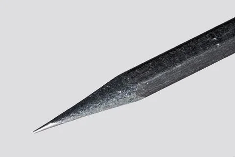 A macro shot of the tip of a pencil Stock Photos