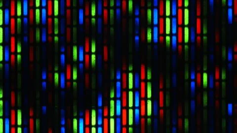 Macro shot of TV LCD matrix Illustrazione stock