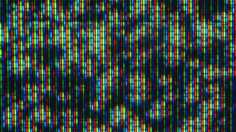 Macro shot of TV LCD matrix Stock Illustration
