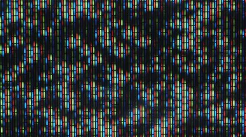 Macro shot of TV LCD matrix Foto stock