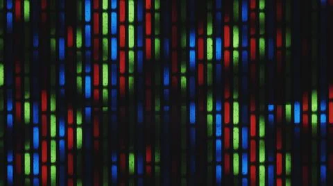 Macro shot of TV LCD matrix Stock Photos