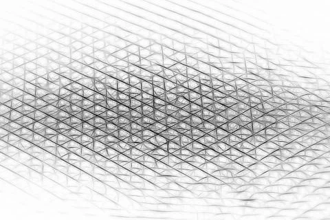 Macro shot of a vertical white grey lattice structure Stock Illustration