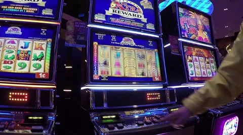 Macro slot machine Stock Footage 44191833