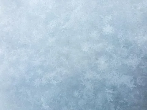 Macro Snow Texture Detailed Ice Crystals Winter Holiday Background Stock Photos