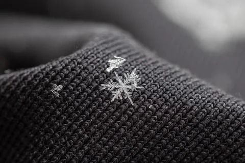 Macro Snowflake Stock Photos