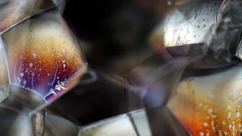 Macro Soap Bubbles Abstract Stock Footage 148667398