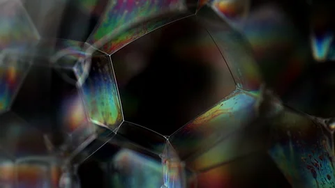 Macro Soap Bubbles Abstract Stock Footage 148667682
