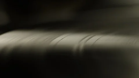 Macro of spinning vinyl record on turntable Stock Footage 129572528