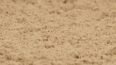 MACRO: Splash of ginger powder - Slow motion Stock Footage 91040986