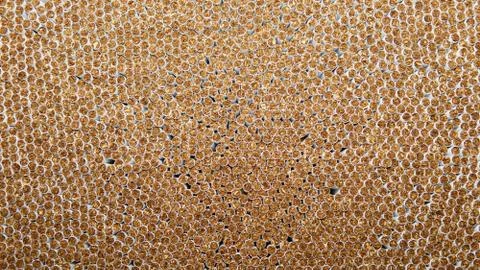 Macro of stack of the cigarettes for backgrounds Foto stock