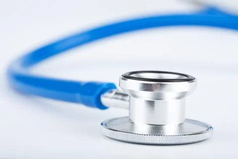 Macro of stethoscope Stock Photos