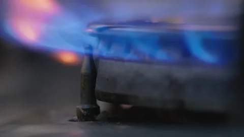 Macro Stove Electrode Ignition Stock Footage 164326040