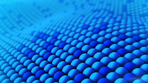 Macro structure vibrates. Seamless loop 3D render animation 4k UHD (3840x2160) Stock Footage 65656199