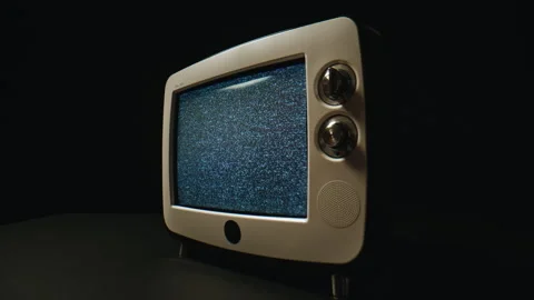 Macro television screen noise with interference pattern flickering at display. Stock Footage 332669824