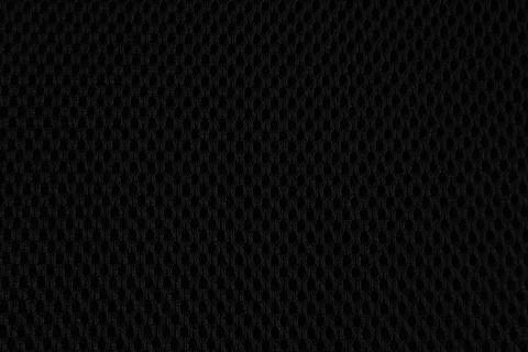 Macro Texture of Black Breathable Mesh Fabric with Selective Focus Stock Photos