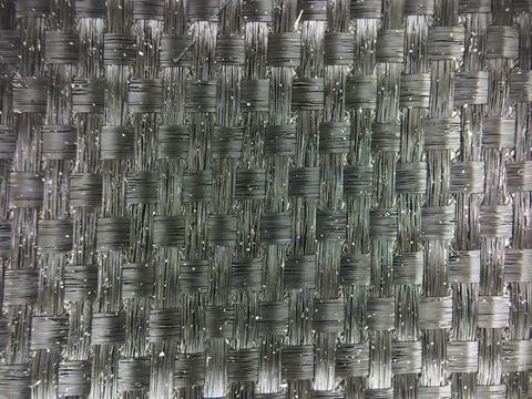 Macro texture of black fabric threads background with selective focus and copy Stock Photos