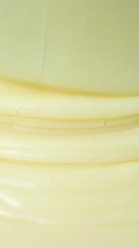 Macro Texture Condensed Milk, Aesthetic Culinary Abstract Background. Stock Footage 331529666