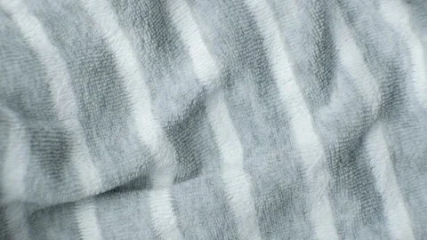 Macro texture cotton and polyester fabric top view. Stock Footage 311637447