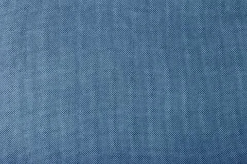 Macro texture fabric of large binding for sewing blue background color Fotos de archivo