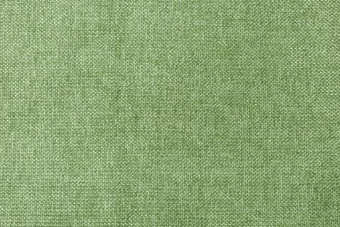 Macro texture fabric of large binding for sewing green background color Fotos de archivo