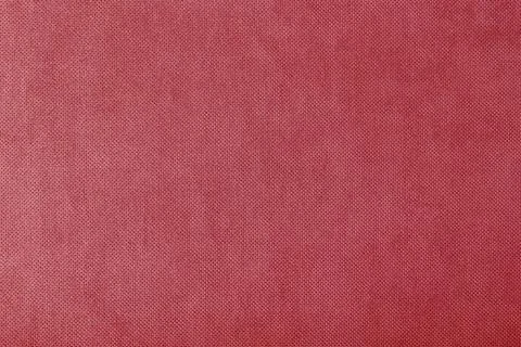 Macro texture fabric of large binding for sewing red background color Stock Photos