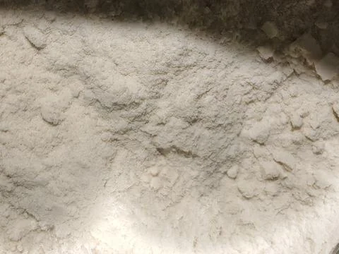 Macro Texture of Fine White Wheat Flour Powder or Milk Powder Stock Photos