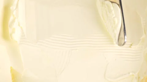 Macro texture of fresh butter. Stock Footage 303971316