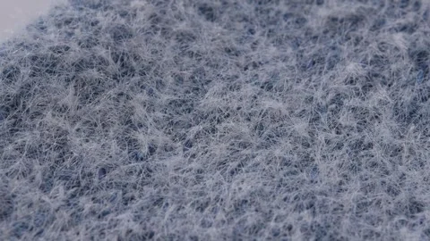 Macro texture of mink and cashmere wool fabric rotating, showing fine fibers and Stock Footage 318004571