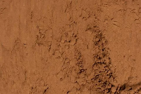 Macro texture of natural cocoa powder, abstract cooking background. Stock Photos