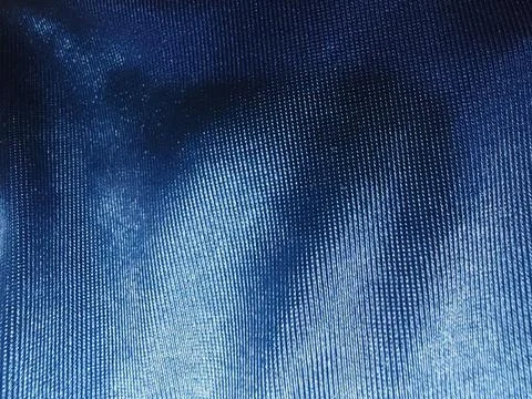 Macro Texture of Navy Blue Marled Knit Fabric with Distressed Wool Fibers co Stock Photos
