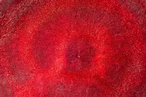 Macro texture of raw red beetroot top view, abstract vegetable cooking Stock Photos