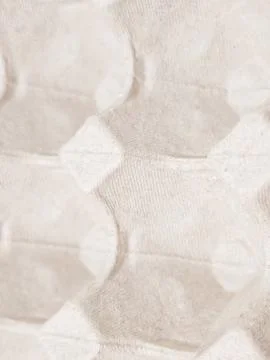 Macro Texture of Recycled Molded Pulp Egg Carton Packaging Foto stock