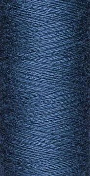 Macro texture of a skein of blue sewing thread Stock Photos