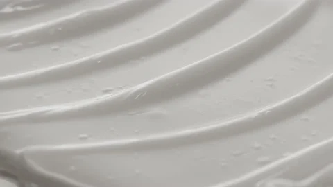 Macro texture of white eye cream with shea butter Stock Footage 231366455
